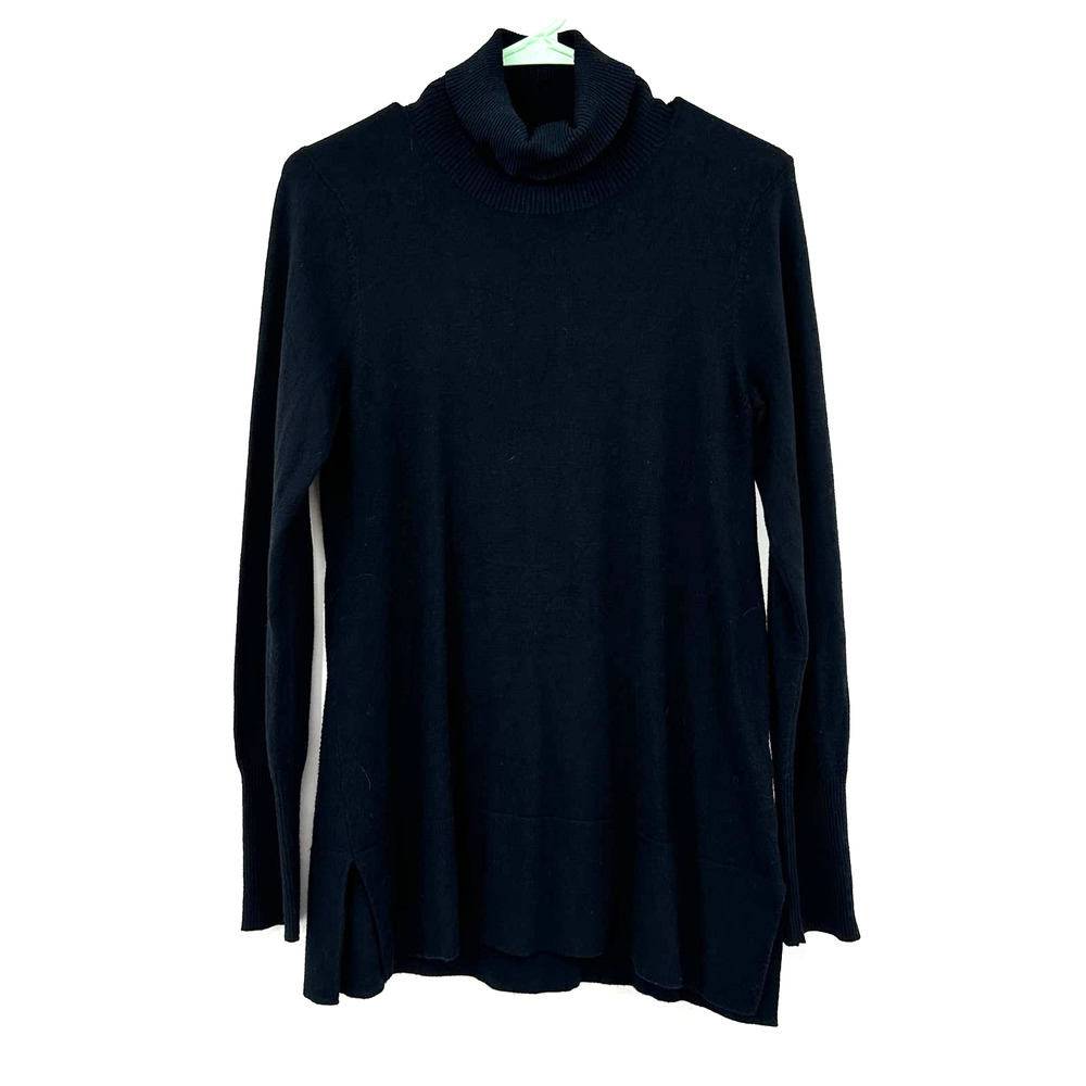 Soft Surroundings size XS black turtleneck sweater